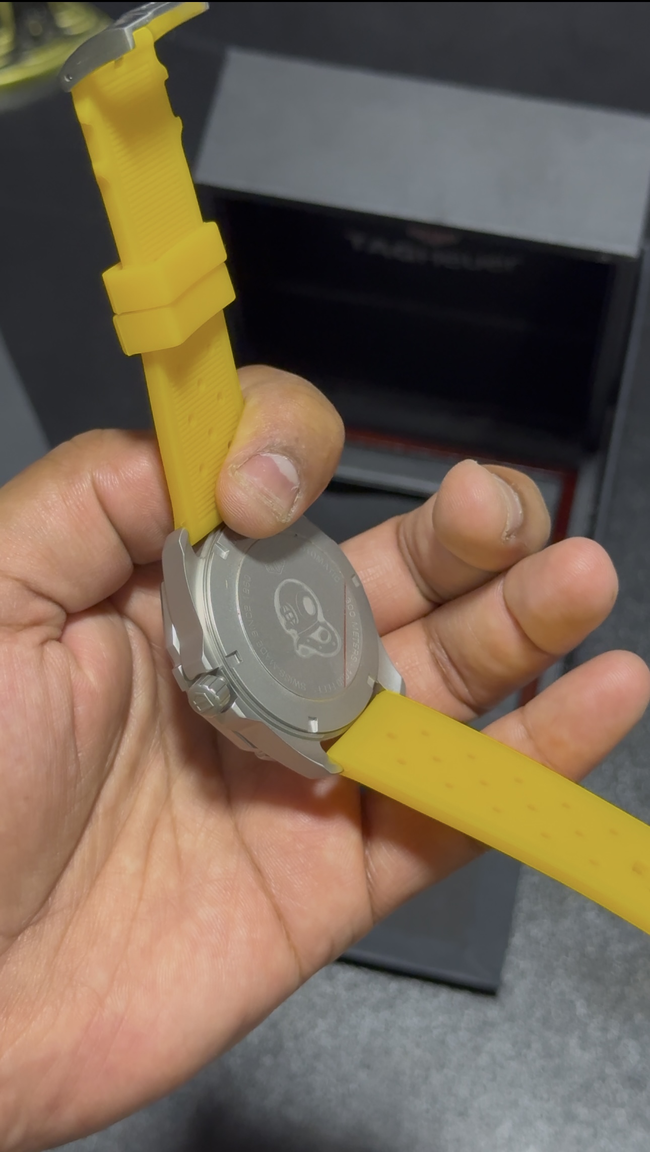 Bamford - Yellow Dial - Yellow Silicon Strap