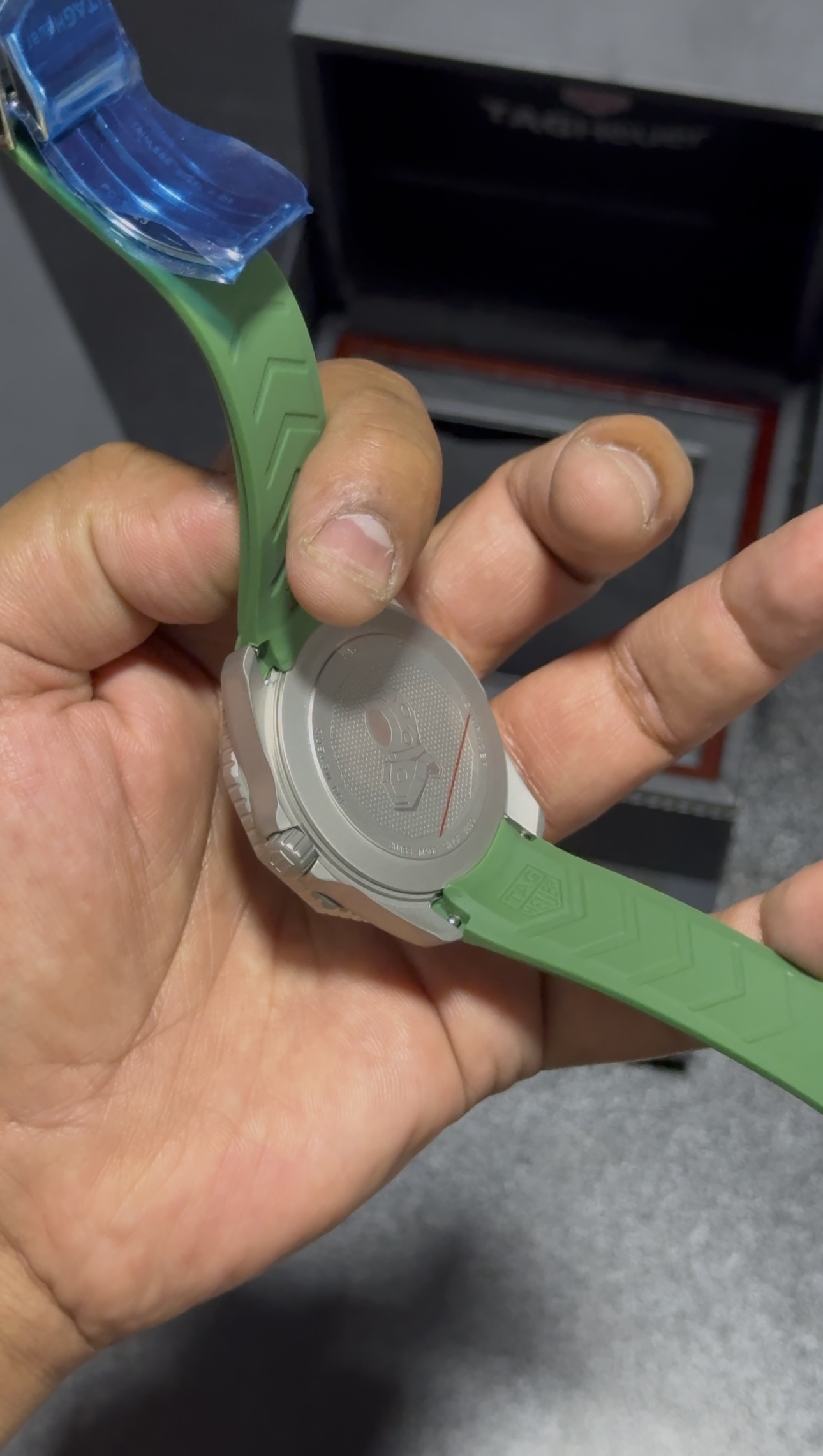 AquaRacer - Green Dial - Green Silicon Strap