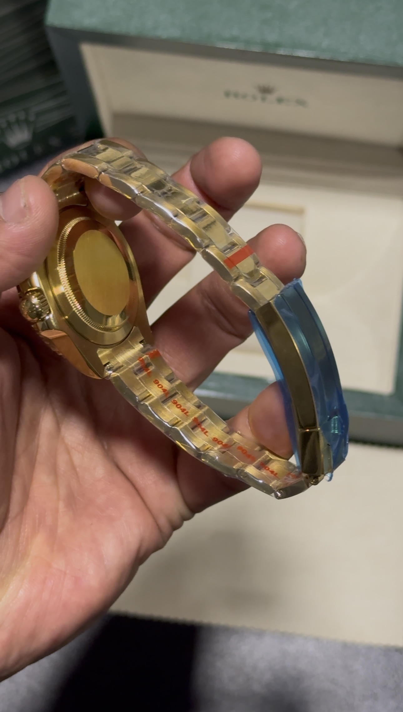 GMT - Green Dial - Gold Oyster Bracelet