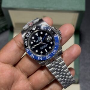 GMT Batman - Black Dial - Silver Jubilee Bracelet