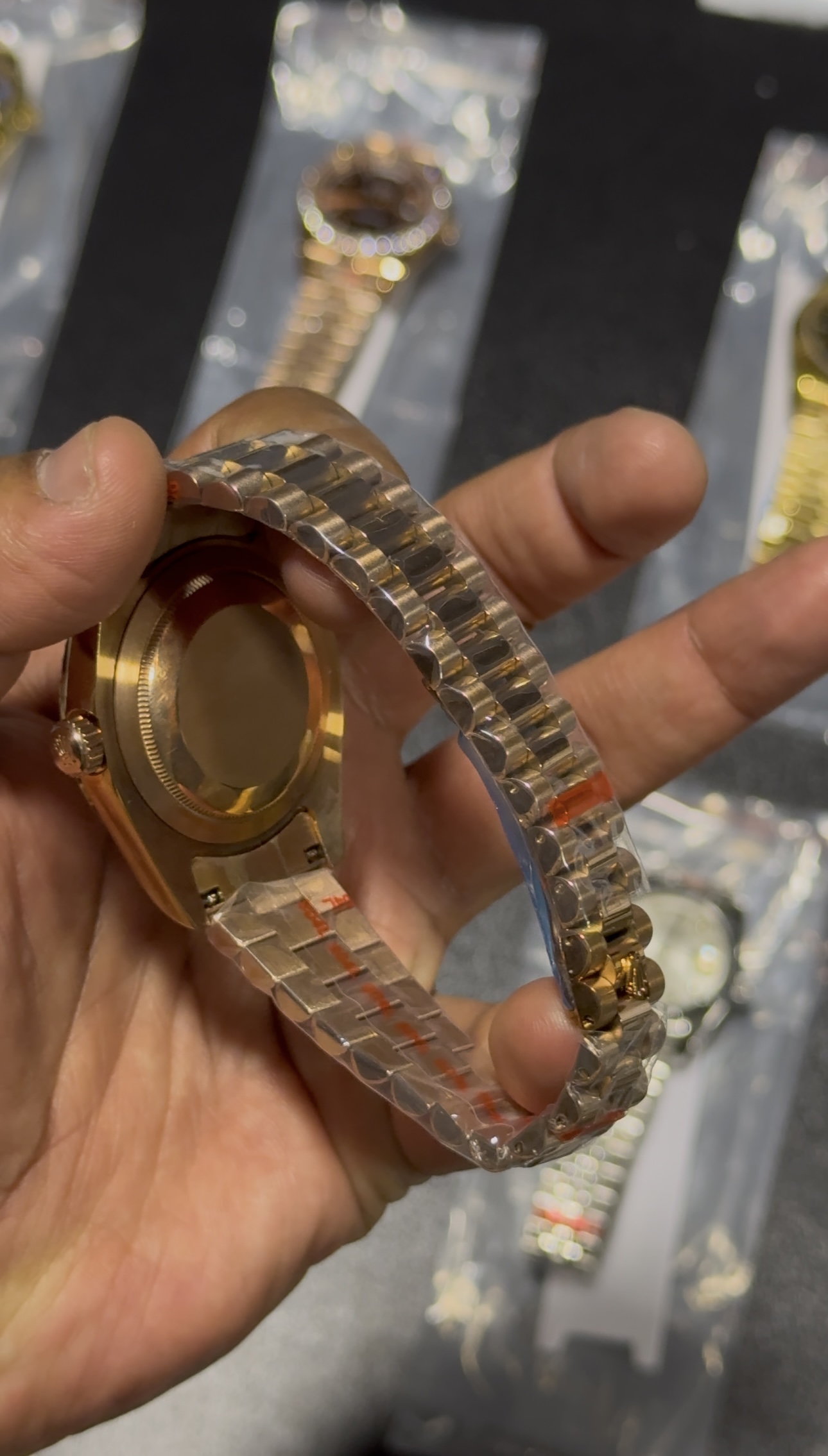 DayDate - Mother-Of-Pearl Diamond Dial - Rosegold President Bracelet