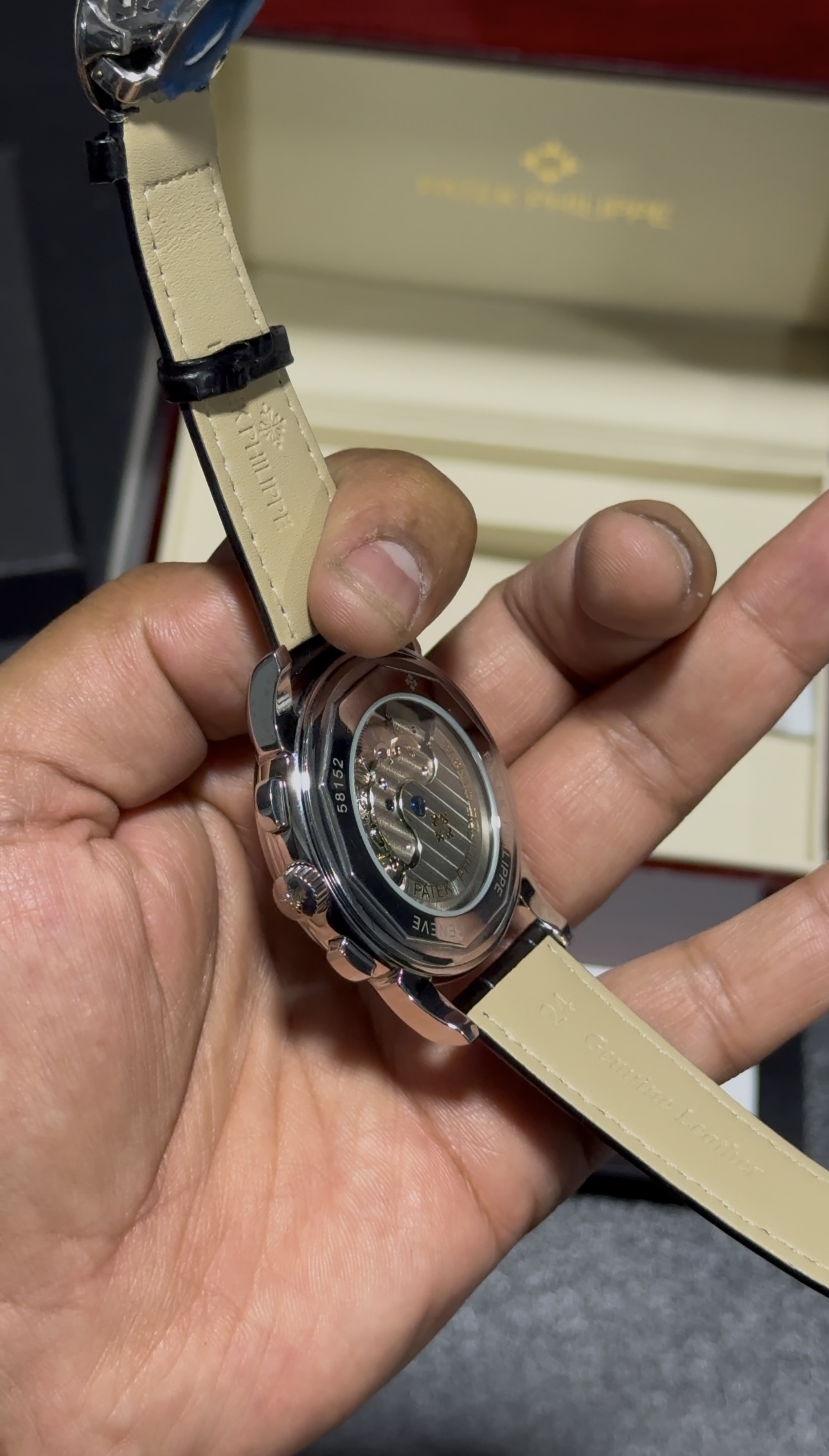 Century - Black Dial - Black Leather Strap