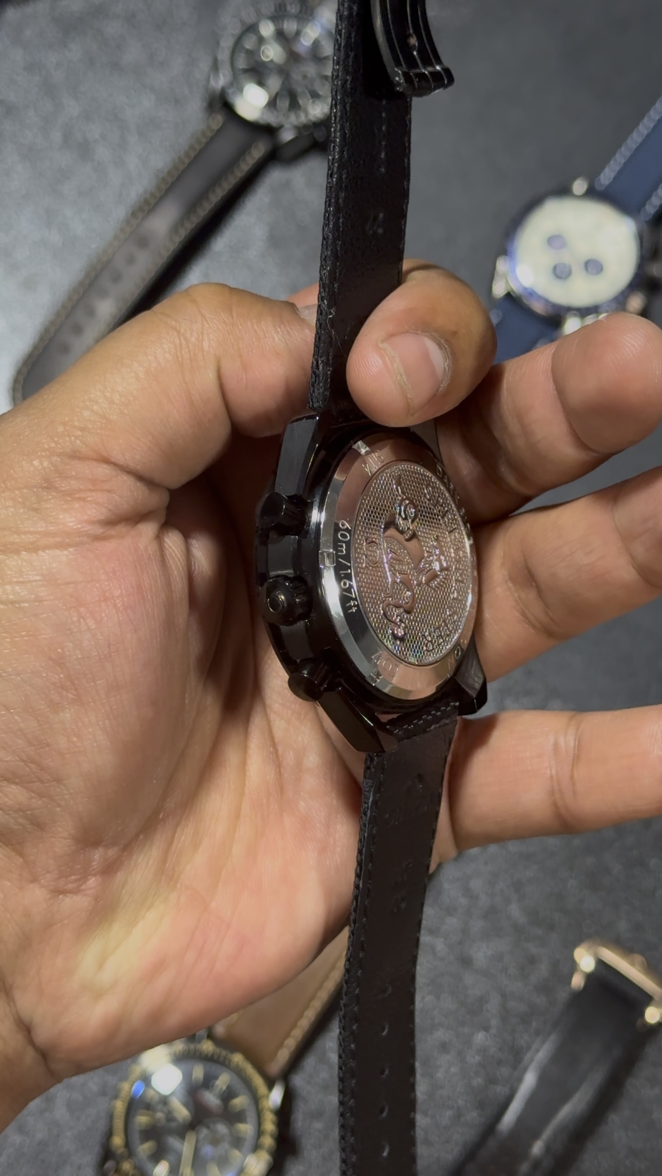 Speedmaster - Chrono - All Black - Black Fabric Strap