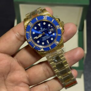 Submariner - Blue Dial - Gold Oyster Bracelet