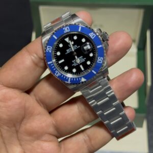 Submariner - Cookie Monster - Silver Oyster Chain