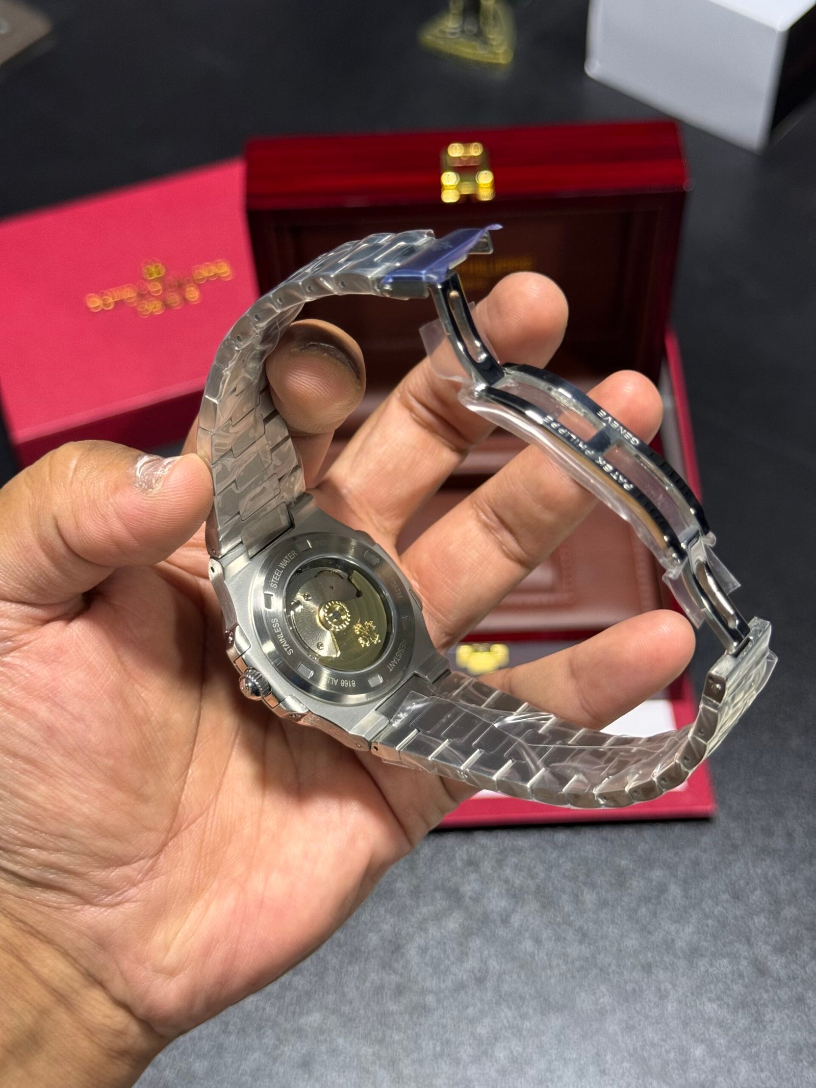 Nautilus - Blue Dial - Silver Bracelet