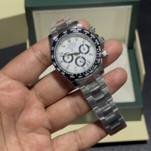 Daytona - Panda Dial - Silver Oyster Bracelet