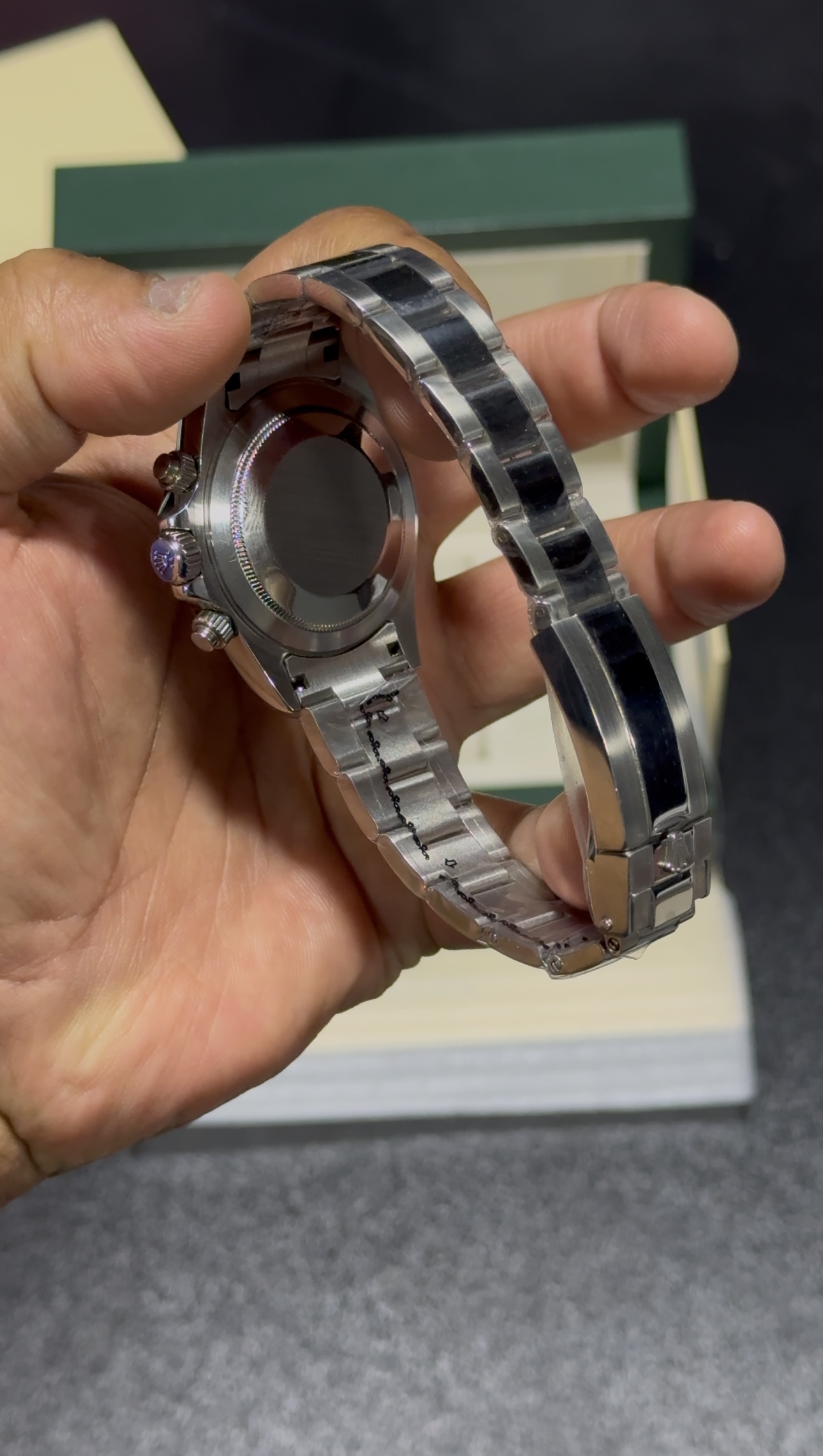 Daytona Platinum - Iceblue Dial - Silver Oyster Bracelet