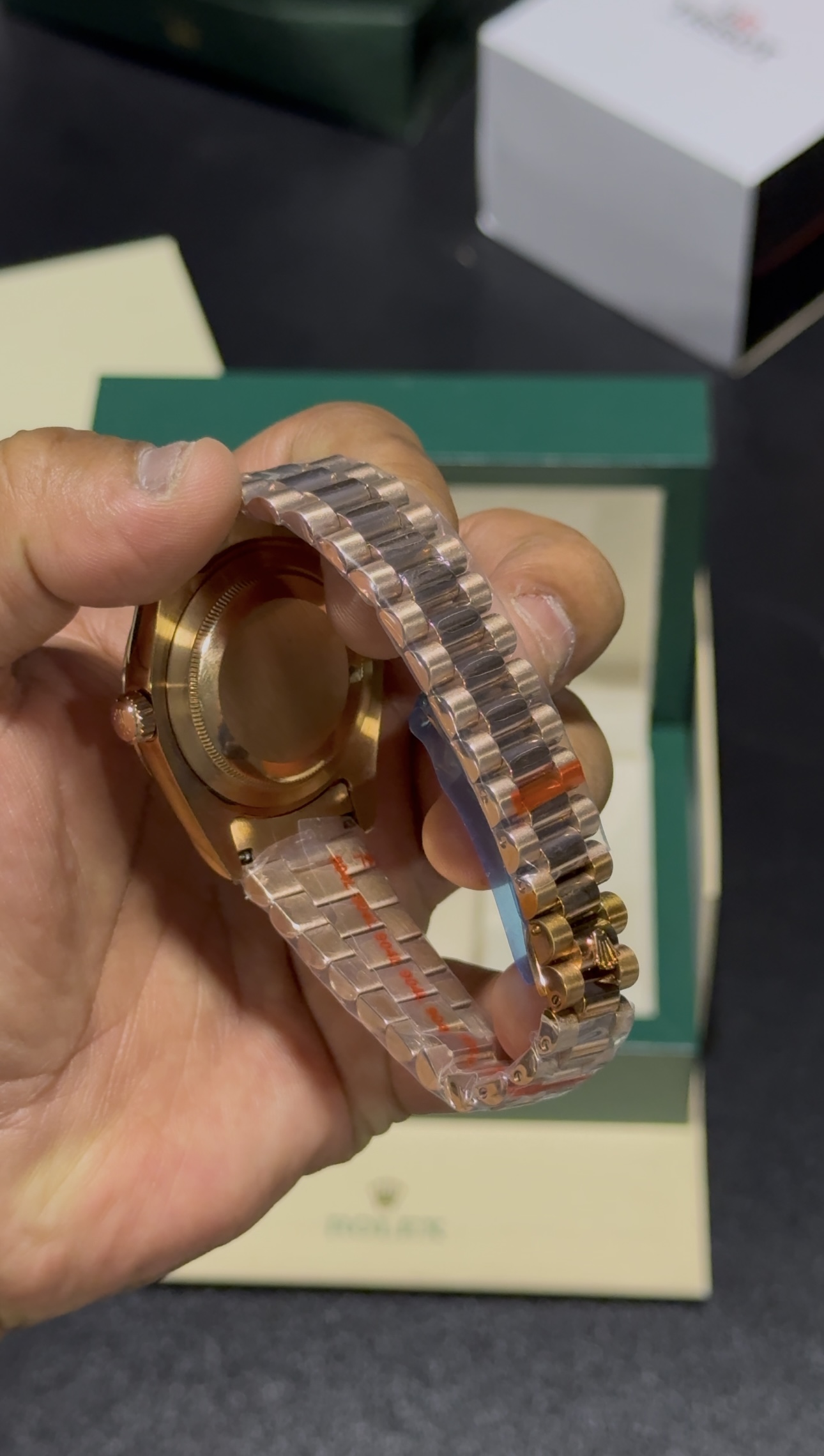 Daydate - Green Dial - Rosegold President Bracelet