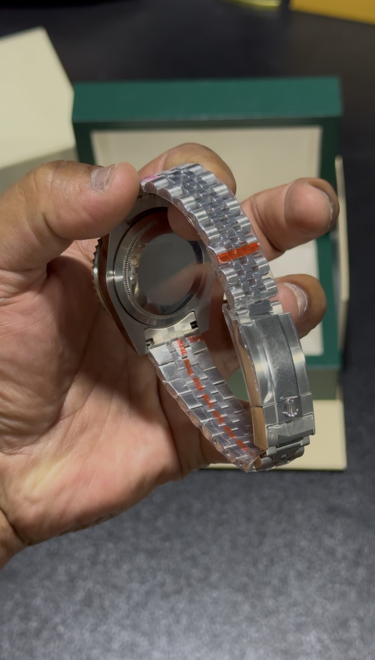 GMT Sprite - Green Dial - Silver Jubilee Bracelet