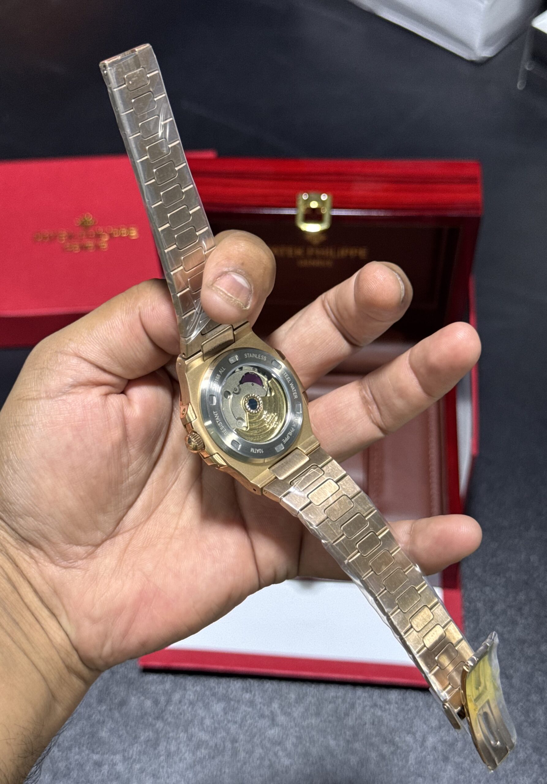 Nautilus - Blue Dial - Rosegold Bracelet