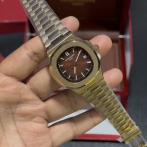 Nautilus - Choco Dial - Rosegold Bracelet