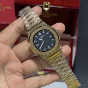 Nautilus - Black Dial - Rosegold Bracelet