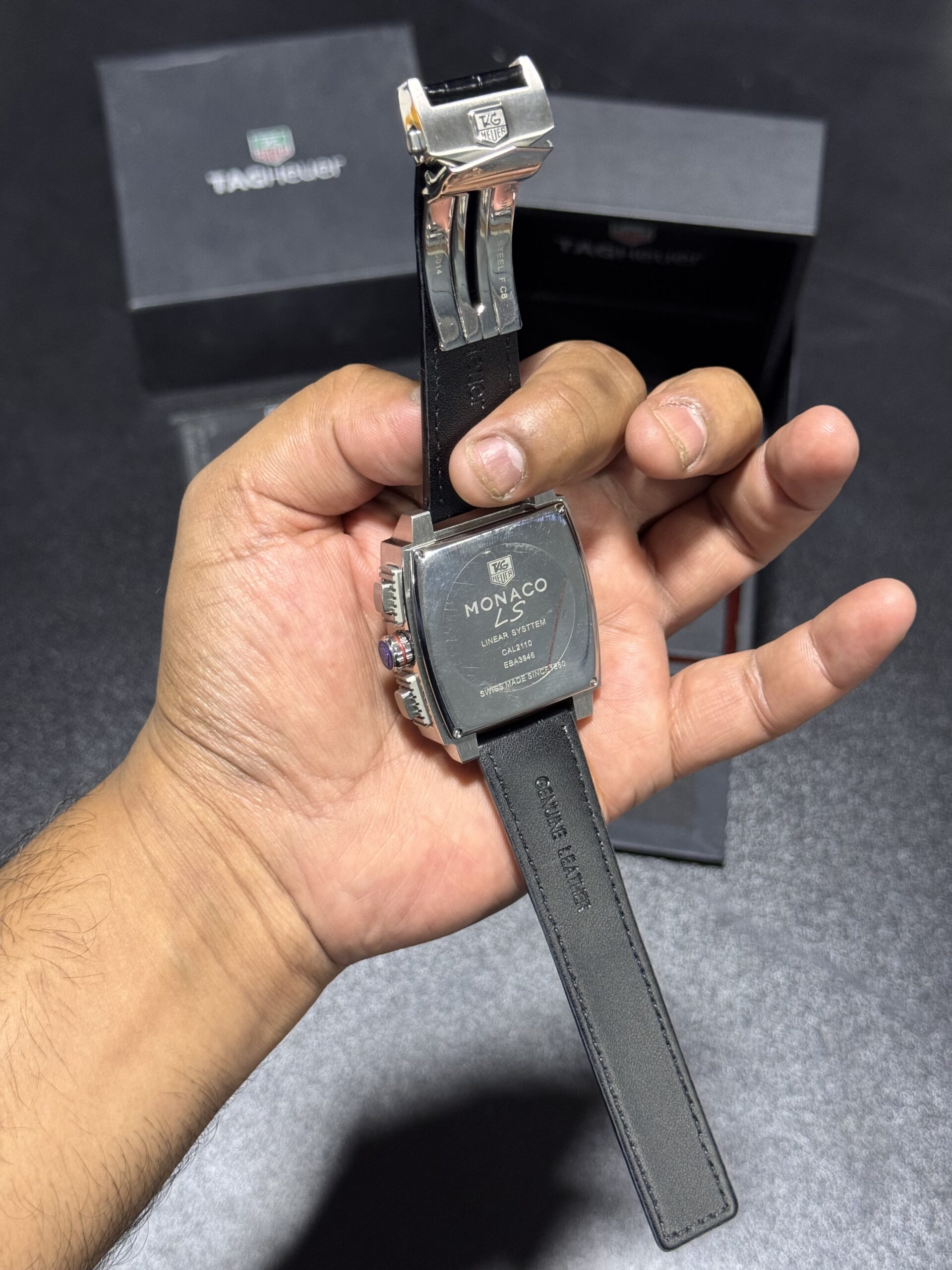 Monaco - LS Edition - Black Leather Strap