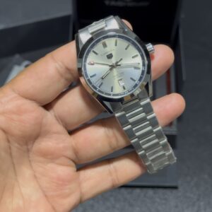 Twin-time - White Dial - Silver Bracelet