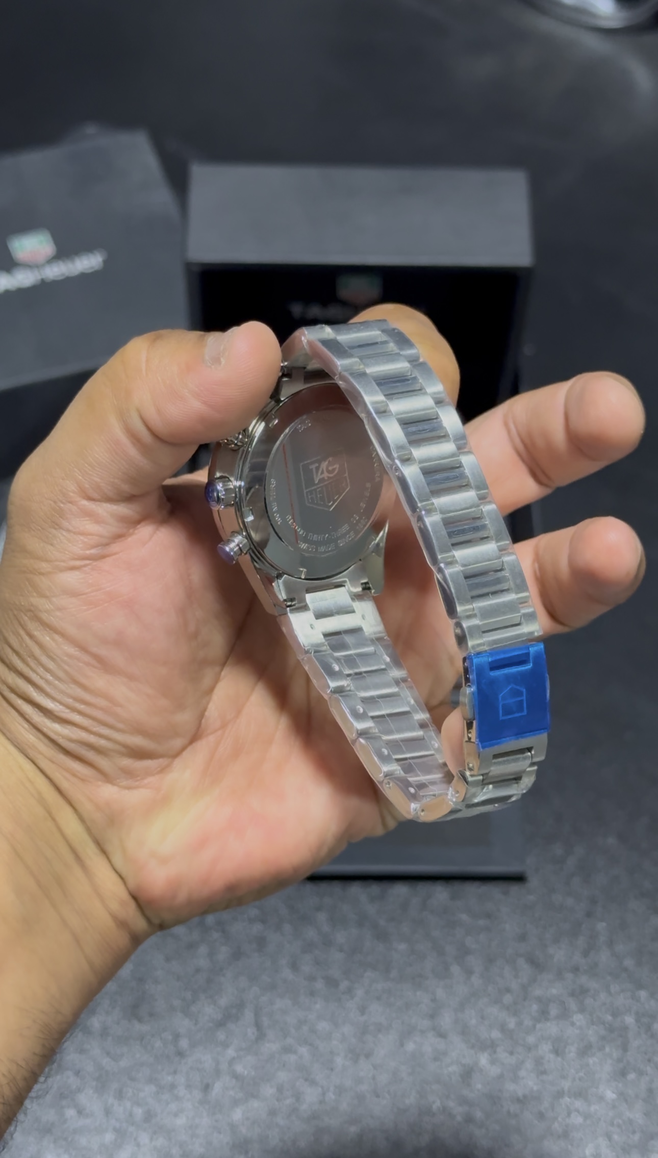 Carrera - Chrono -Black Dial - Silver Bracelet