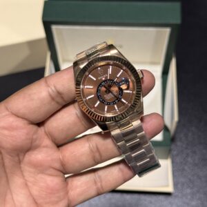 Sky-Dweller - Choco Dial - Rosegold Oyster Bracelet