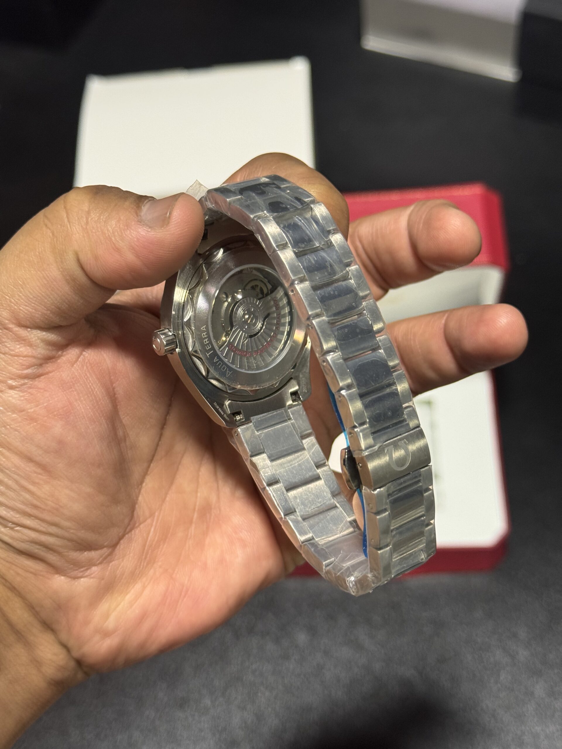 Seamaster - Aqua Terra - White Dial - Silver Bracelet