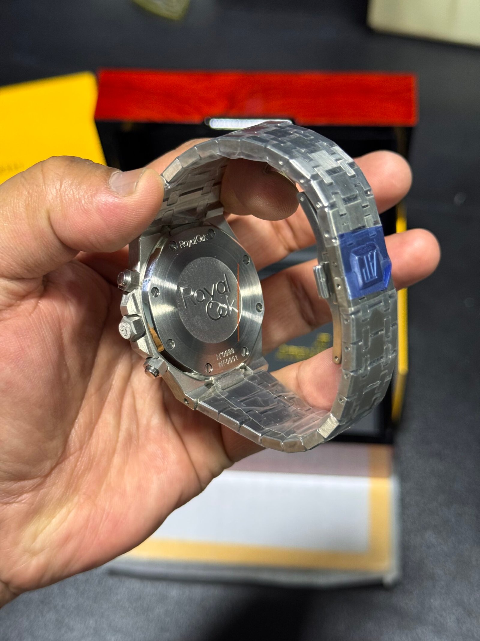 AP Royal Oak - Chrono - Green Dial - Silver Bracelet