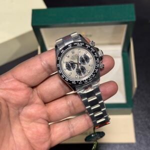 Daytona - Grey Dial - Transparent Back - Silver Bracelet