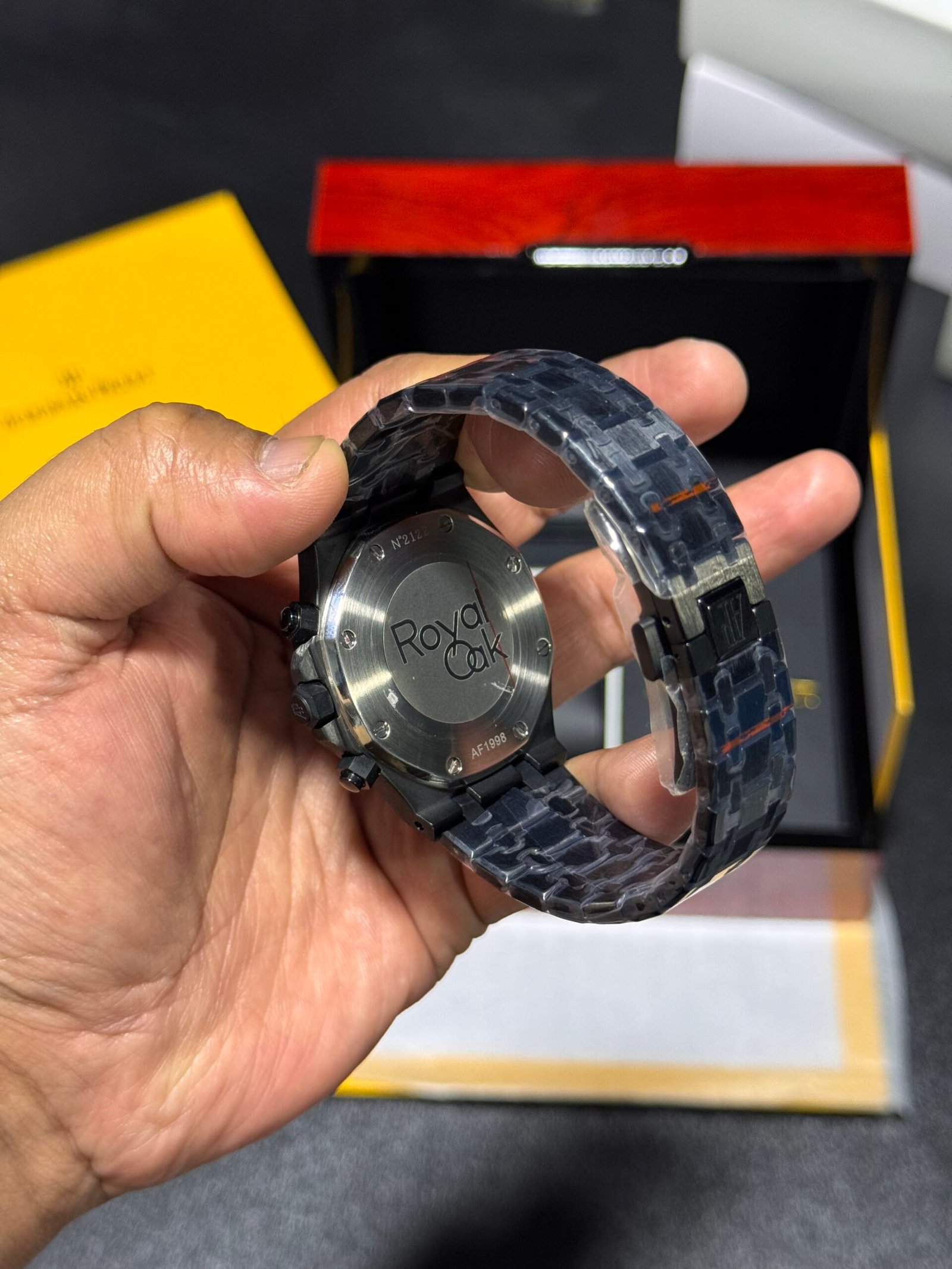 AP Royal Oak - Chrono - Black Dial - Black Bracelet