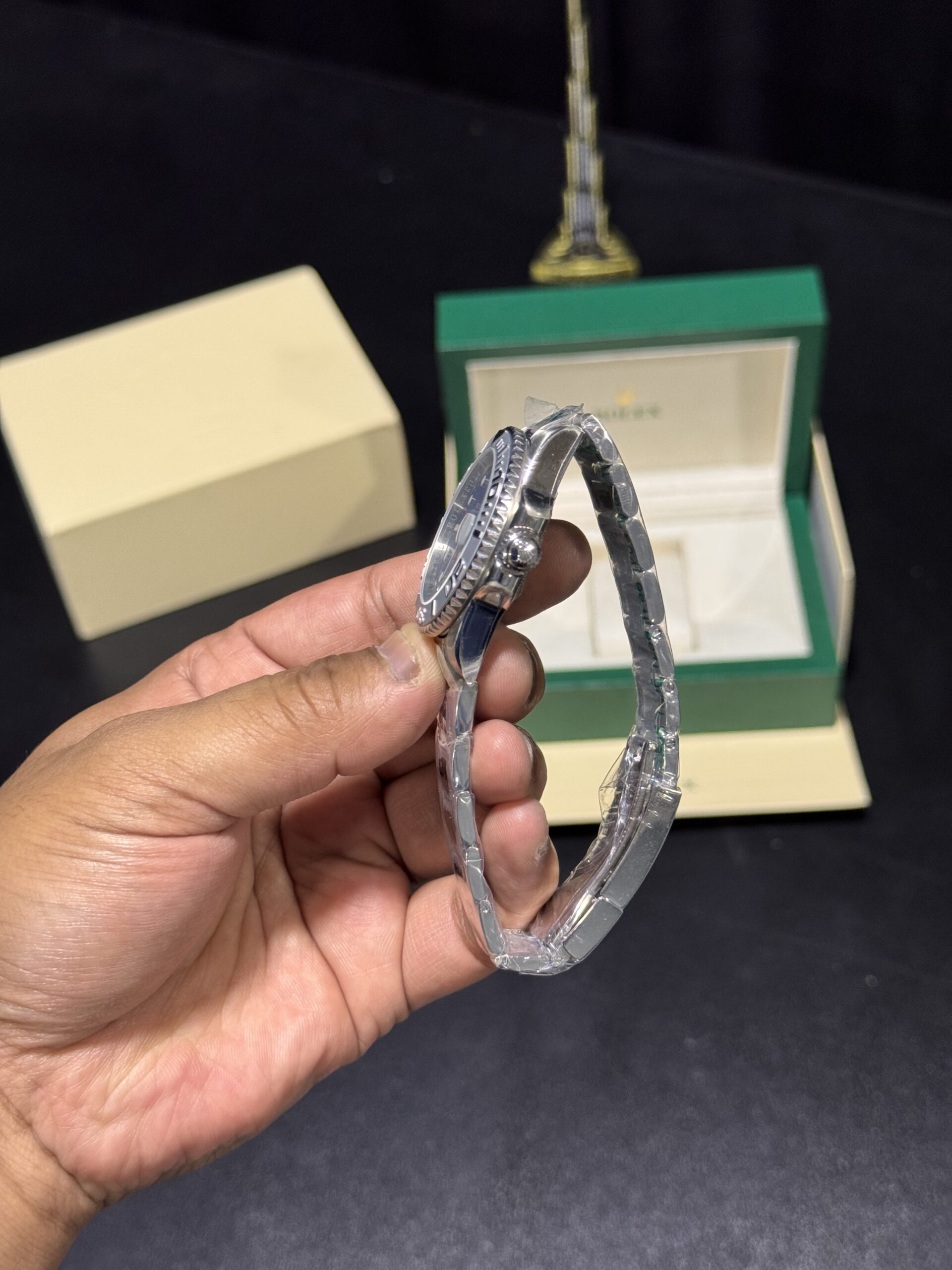 Yatch Master - Blue Dial - Silver Oyster Bracelet